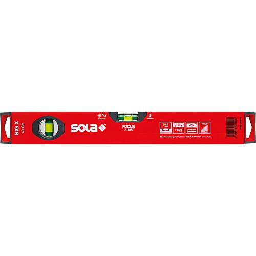 Aluminium spirit level Big X/Big 3 Standard 2