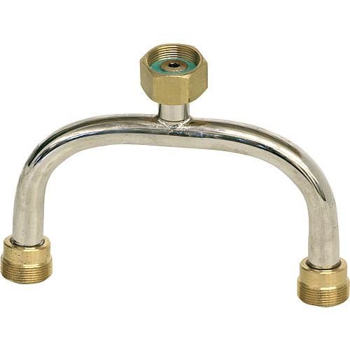 Manifold, chrome-plated steel Standard 1