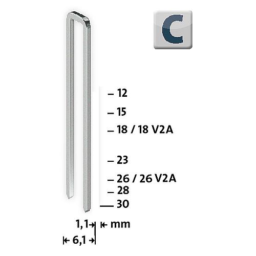 Narrow crown staple C 4 Standard 1