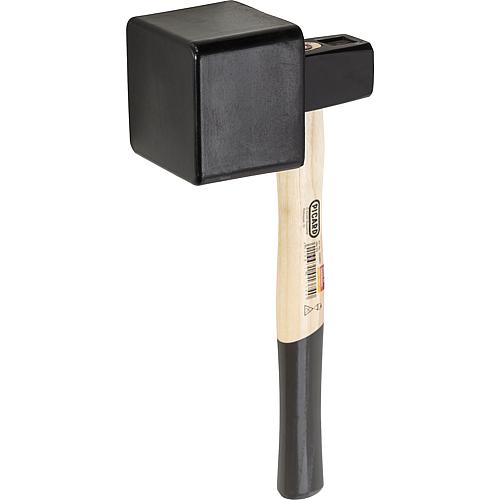 Plattenlegerhammer PICARD, 2500g, 100x95mm Gummiklotz Eschenstiel