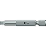 Bits 868/4 BTZ WERA, 1/4” hex for square socket, toughened, BiTorsion zone