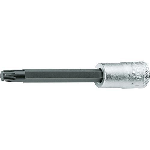 Screwdriver insert 3/8”, Torx® socket, metric, long Standard 1