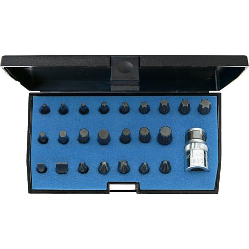 Selection of bits 1/4”, 24-piece Standard 1