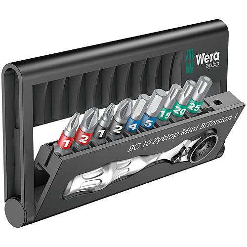 Bit-Check 10 Zyklop Mini BiTorsion 1-Set WERA, 10-teilig Standard 1