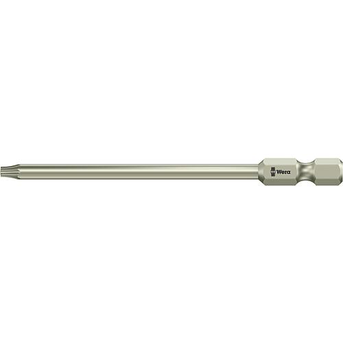 Bits 3867/4 BO WERA, 1/4" hexagon for Torx®-TH (with hole), stainless steel Standard 1