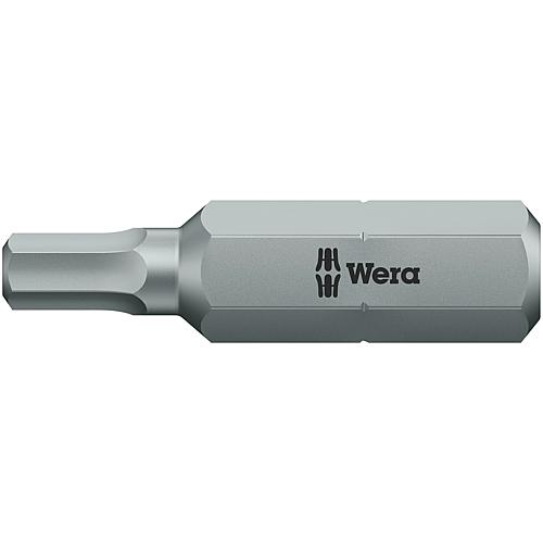 Bits 840/2 Z WERA, 5/16” hex for Hex-Plus socket, toughened, for universal application