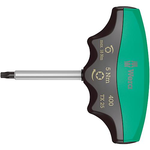 Drehmomentschraubendreher WERA mit T-Griff TORX® T25, 5,0 Nm Länge 60mm