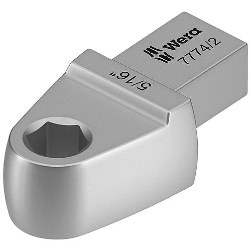 7774/1 WERA Einsteckwerkzeug, Bitadapter 1/4", für Drehmomentschlüssel Click-Torque X mit 9 x 12 mm Aufnahme Standard 1