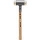 SUPERCRAFT soft-face hammer, no recoil, with hickory handle and nylon impact inserts, Ø 25 mm