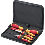 Tool set screwdrivers, side cutter, needle nose pliers, 6-piece