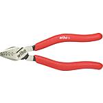 Wire end crimping pliers