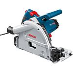 Plunge-cut circular saw GKT 55 GCE Professional, 1400 W with transport case and guide rail