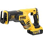 Akku-Säbelsäge Dewalt DCS367P2-QW, 18 V mit 2 x 5,0 Ah Akkus und Ladegerät