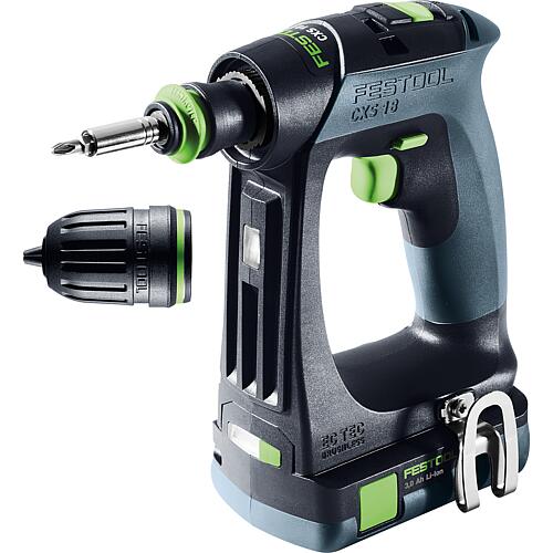 Festool CXS 18 C 3.0-Plus cordless drill/driver, 18 V with 2x 3.0 Ah batteries and charger