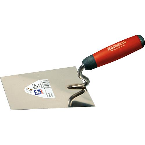 Bricklayer’s trowel with stainless steel S neck
