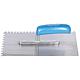 Smoothing trowel 6x6, serrated 280mm steel, tempered Blue grip
