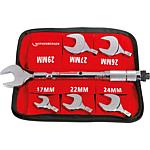 Torque wrench set 17-29 mm