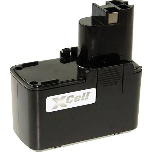 Replacement battery suitable for Bosch, Ni-MH, 9.6 V, 2.0 Ah Standard 1