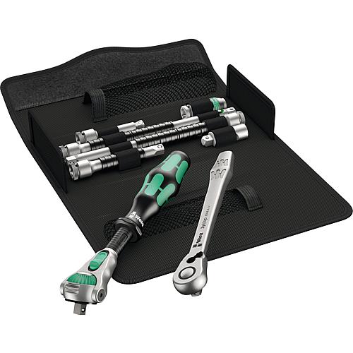 Wera MS1 Zyklop 6.35 mm (1/4”) ratchet set, 8-piece  Standard 1