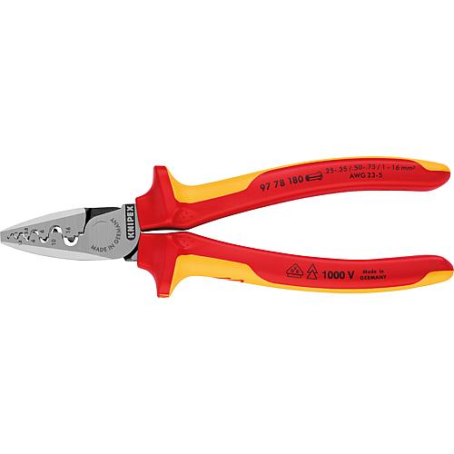 Knipex crimping tool 180 mm for ferrules