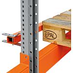 Push-through protection for pallet shelf