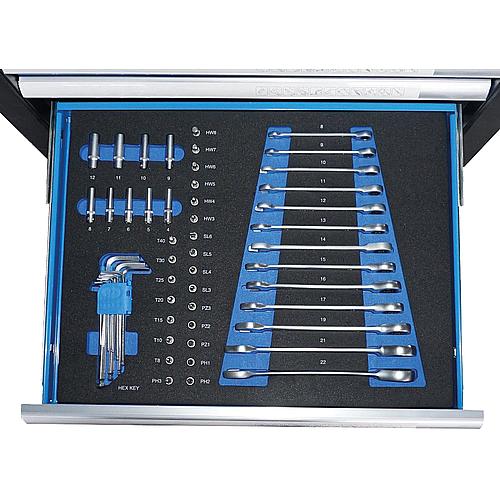 Workshop trolley equipped with tools, 165-piece Anwendung 3