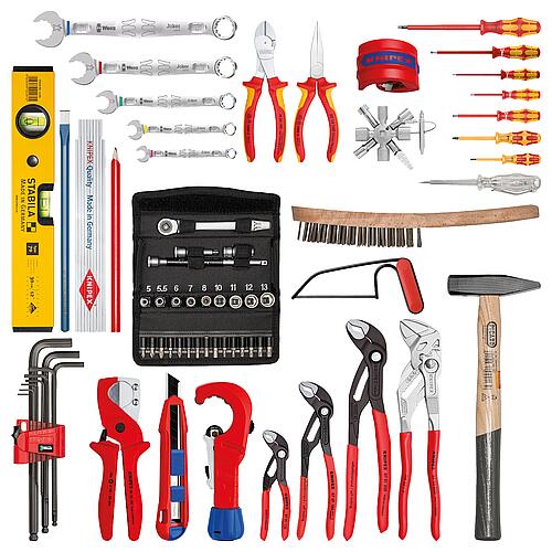 Plumbing tool case, 61 pieces Anwendung 1