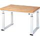 Electrically height-adjustable workbench RAU series adlatus 600 1250 x 720-1140 x 900 mm