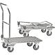 Folding trolley KW12 aluminium fetra® max. load capacity 150Kg, loading area 900x600mm