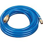 Compressed air hose, PVC with fitting