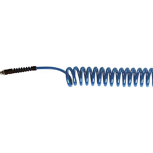 Compressed air spiral hose made of nycoil