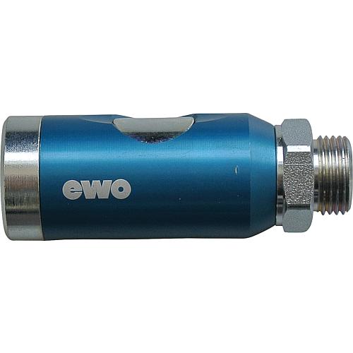 Compressed air safety couplings NW 7.2 external thread Standard 1