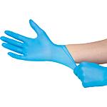 Chemikalien-/ Schutzhandschuh Nitril, puderfrei 30 cm, blau, M / VPE 50 St.