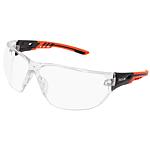 Schutzbrille NESS+  Rahmen orange / schwarz – Klares PC NESSPPSI