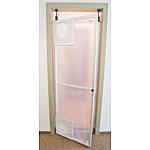 Dust protection swing door