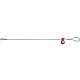 Stop rope with loop + sliding hook, D: 10mm, 0.8 t load capacity, 3 m