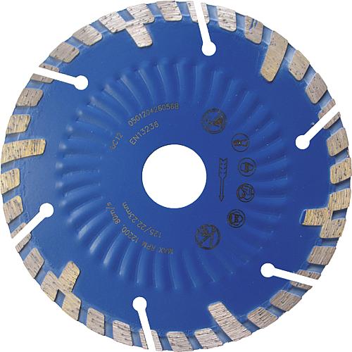 Diamond cutting disc, Ø 125 mm for wall chaser (80 063 50) Standard 1