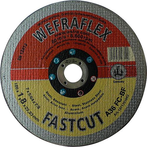 Trennscheibe Fastcut A 36 FC/A 46 FC, gerade, für Stahl, Edelstahl, Aluminium, speziell dünne Bleche, Rohre und Profile