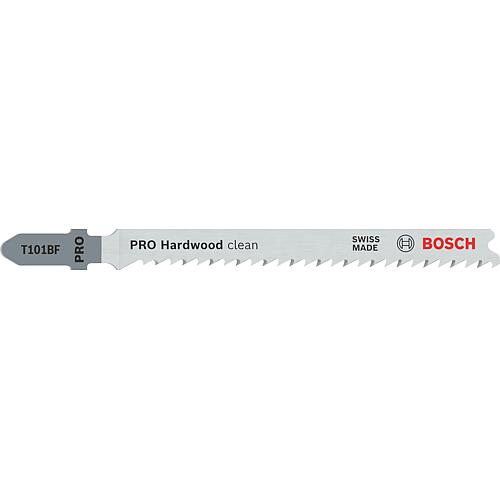 Lames de scie sauteuse BOSCH T101BF, L=100mm, 5 pieces pour coupe droite propre du bois