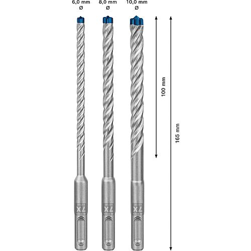 Hammerbohrer-Set EXPERT 7X, 3-teilig Anwendung 2