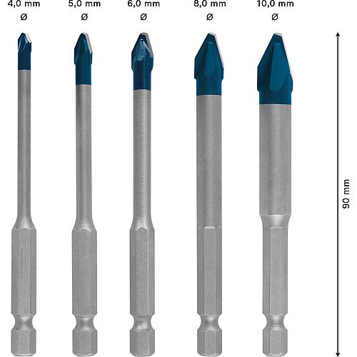 Fliesenbohrer-Set EXPERT, 5-teilig Anwendung 1