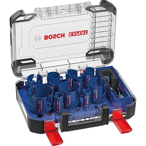 Hole saw set BOSCH Expert 15-piece, Ø 20/22/25/32/35/40/ 44/51/60/68/76mm