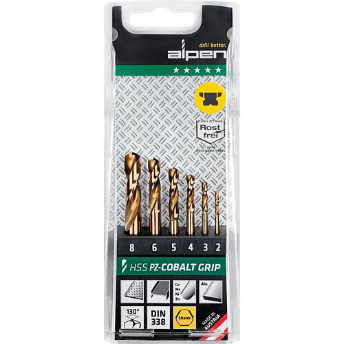 Stainless steel drill set, HSS Cobalt Standard 1