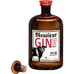 Monsieur GIN PUR 47% Vol., 2000 ml, in der Holzbox