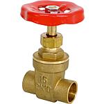 Shut-off valve made of brass