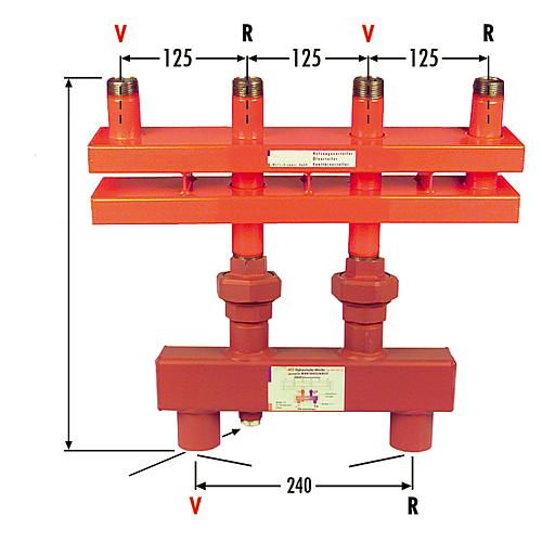 Hydraulische Weiche Typ WST 60-24 - 1¼" Standard 2