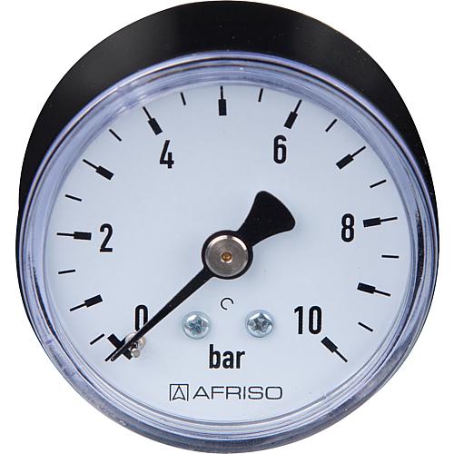 Rohrfeder-Manometer ø 50 mm, DN 8 (1/4") axial Standard 2