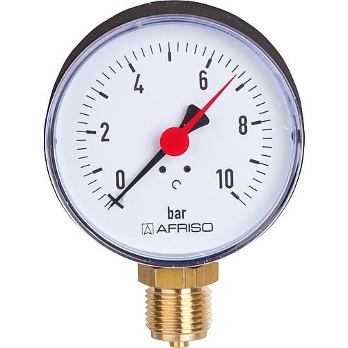 Rohrfeder-Manometer DN 15 (1/2") radial Standard 1