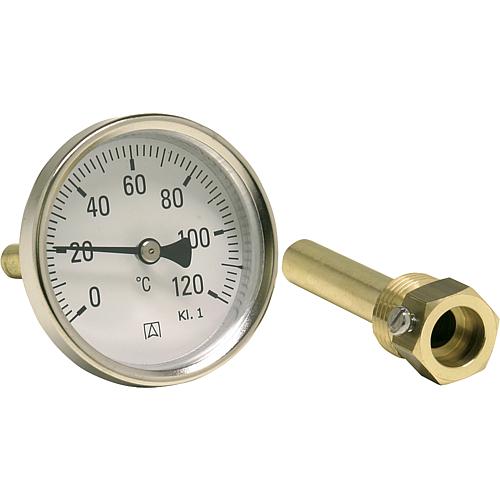 Bimetall-Industriethermometer DN 15 (½") Standard 1