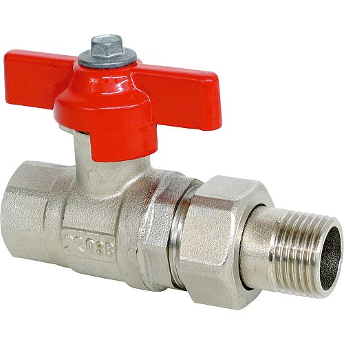 Ball valve, IT x screw connection ET, with butterfly handle Standard 1